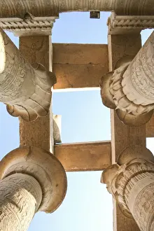 Aswan Egypt Landmarks Prints: Columns of the Temple of Isis