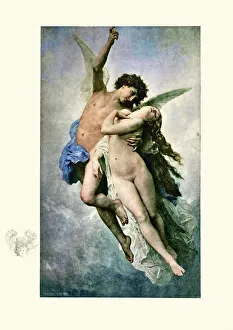 Cupid and Psyche by William Adolphe Bouguereau Cupid and Psyche by William Adolphe Bouguereau