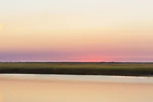 Dawn over tidal marsh at Fort Hill, Eastham, Cape Cod National Seashore, Massachusetts Dawn over tidal marsh at Fort Hill, Eastham, Cape Cod National Seashore, Massachusetts