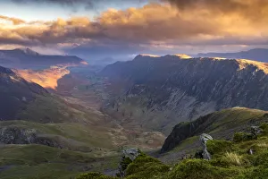 Derwent fells and Newlands valley from Dale Head, Lake District, Cumbria, England Derwent fells and Newlands valley from Dale Head, Lake District, Cumbria, England