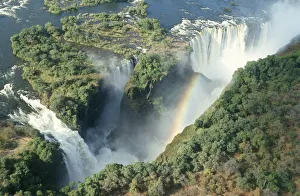 Devils Cataract and Main Falls - Aerial View Devils Cataract and Main Falls - Aerial View