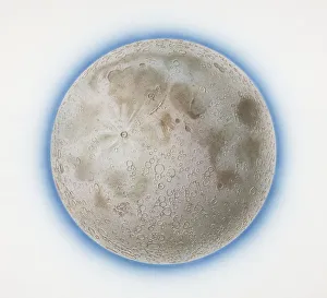 Diagram of the near side of the moon, front view Diagram of the near side of the moon, front view
