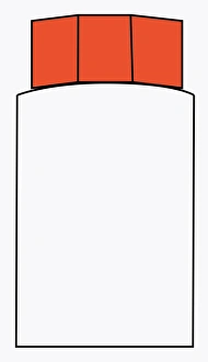 Digital illustration of plastic pill bottle Digital illustration of plastic pill bottle