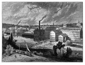 Prints of Industrial Revolution in the 1800s - scanned 1878 engraving Industrial Prints: Industrial Revolution 1800s Print - 1878 Engraving