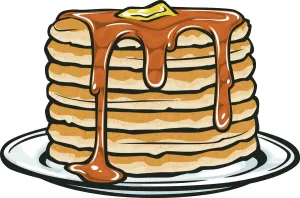 Digital Vision Vectors Pancake Stack Print Illustration