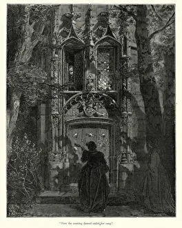 Art/gustave dore 1832 1883/don quixote courting damsel ended song Art/gustave dore 1832 1883/don quixote courting damsel ended song