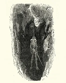 Don Quixote, Hanging in the mouth of the cave Don Quixote, Hanging in the mouth of the cave