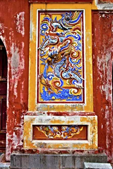 Doorway inside Imperial Palace Citadel Hue Vietnam Doorway inside Imperial Palace Citadel Hue Vietnam
