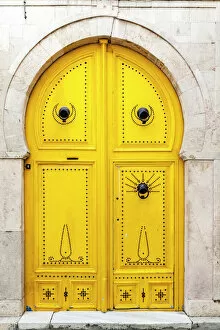 Tunis Collection: Doorway in the Medina of Tunis