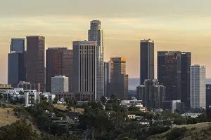 Downtown Los Angeles Skyline - Just Before Sunset Downtown Los Angeles Skyline - Just Before Sunset