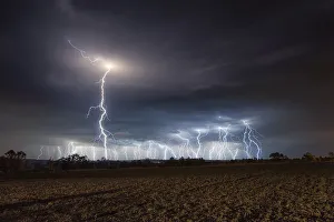 A Dramatic Lightning Thunderstorm Photo with Multiple Lightning Strikes, Magaliesburg A Dramatic Lightning Thunderstorm Photo with Multiple Lightning Strikes, Magaliesburg