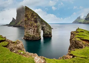 Drangarnir and Tindholmur rock formations, Faroe Islands Drangarnir and Tindholmur rock formations, Faroe Islands