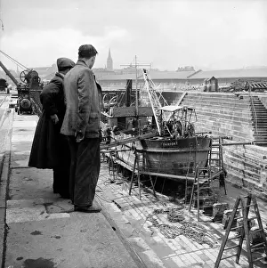 Scotland Black And White Photography Prints: Dundee Harbour