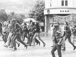 Vietnam War Prints: Demonstration against Vietnam War Print, 1972