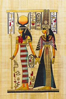 Subjects/ancient egyptian gods goddesses/egyptian souvenir papyrus Subjects/ancient egyptian gods goddesses/egyptian souvenir papyrus