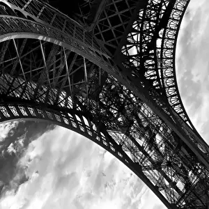Eiffel Tower Architecture Prints: Eiffel curves and patterns