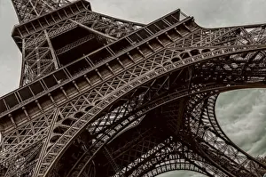 Eiffel Tower Photography Prints: Eiffel Tower Slanted
