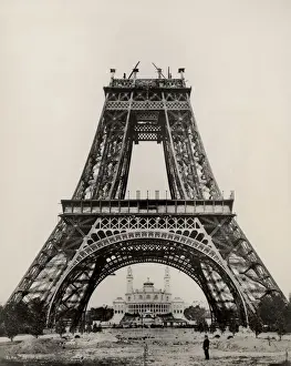 Gustave Eiffel Biography Prints: Eiffels Second Level