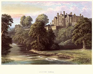 English Country Mansions - Lilburn Tower, Northumberland, 19th Century English Country Mansions - Lilburn Tower, Northumberland, 19th Century
