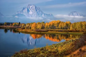 Fall Colors at Oxbow Bend, Grand Teton NP, Wyoming Fall Colors at Oxbow Bend, Grand Teton NP, Wyoming
