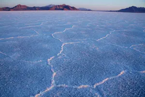 Bonneville Salt Flats Morning Light Print