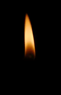 Dark Background Flames Prints: Flame