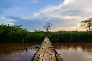 East Africa Landscapes Prints: Footbridge