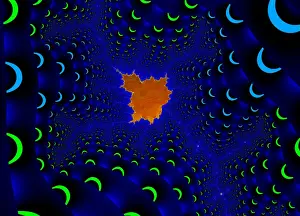 Abstract Fractals Prints: Fractal graphics, abstract