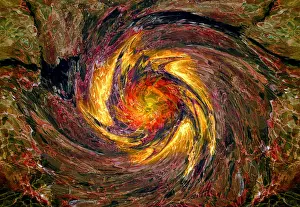 Abstract Geometry Prints: Fractal graphics, abstract