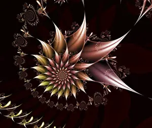 Computer Generated Artwork Prints: Fractal object