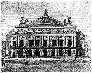 Magical world illustration/nastasic images illustrations/garnier opera house paris Magical world illustration/nastasic images illustrations/garnier opera house paris