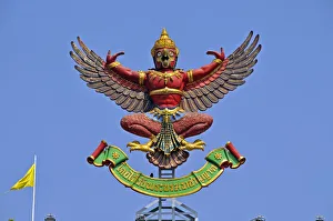 Garuda, emblem and official seal of the governmental authorities, Bangkok, Thailand, Asia Garuda, emblem and official seal of the governmental authorities, Bangkok, Thailand, Asia