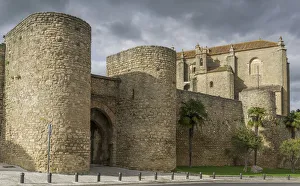 Gate and ramparts of Almocabar, next to the Church of Espiritu Santo, Ronda Gate and ramparts of Almocabar, next to the Church of Espiritu Santo, Ronda