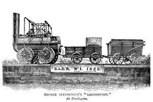 George Stephensons Locomotion steam engine George Stephensons Locomotion steam engine