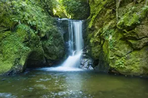 Baden Wurttemberg Waterfalls Prints: Geroldsauer Wasserfall waterfall, Schwarzwald, Baden-Baden, Baden-Wurttemberg, Germany