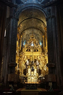 Golden Altar, Cathedral of Santiago de Compostela, Spain Golden Altar, Cathedral of Santiago de Compostela, Spain