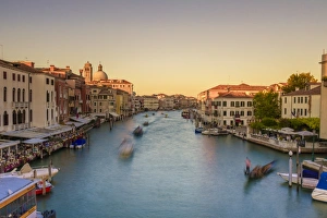 Grand Canal at sunrise, Venice, Veneto, Italy Grand Canal at sunrise, Venice, Veneto, Italy