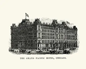 The Grand Pacific Hotel, Chicago, 19th Century The Grand Pacific Hotel, Chicago, 19th Century