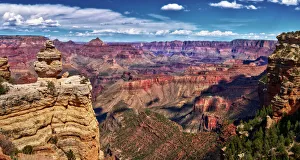 A Grand View, South Rim Grand Canyon Panorama A Grand View, South Rim Grand Canyon Panorama