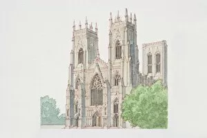 Images Dated 5th July 2006: Great Britain, England, York Minister Gothic Cathedral