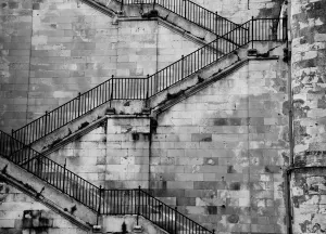 Jacobs Ladder Ramsgate Print: 1754 Timber Staircase