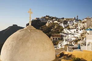 Greek Orthodox church in Fira, Santorini, Greece Greek Orthodox church in Fira, Santorini, Greece