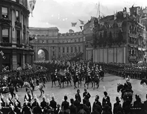 Royal Coronation Procession Prints: Guards Escort