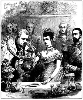 Guildhall banquet for Prince, Princess of Wales, Illustrated London News Guildhall banquet for Prince, Princess of Wales, Illustrated London News