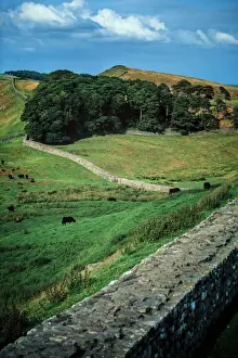 Roman Britain History Prints: Hadrians Wall