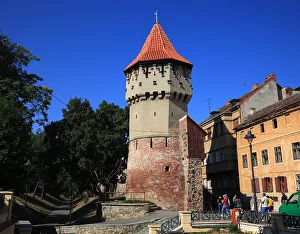 The City's Eyes Sibiu Hermannstadt Romania Art Print