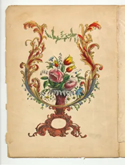 Handcolored Frontispiece Victorian Botanical Illustration Handcolored Frontispiece Victorian Botanical Illustration