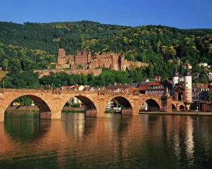 Collections/photodisc collection/heidelberg castle alte brucke river neckar Collections/photodisc collection/heidelberg castle alte brucke river neckar