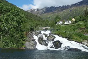 Idyllic Norwegian Landscape Prints: Hellesylt, Norway
