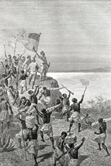 Henry Morton Stanley illustration 1873 the Earth and her People Henry Morton Stanley illustration 1873 the Earth and her People
